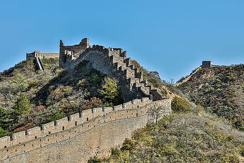 Asia-China-Jinshanling-The Great Wall Art Print